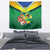 Brazil Canarinho Football Custom Tapestry Bora Brasil! Go Brazil!
