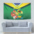 Brazil Canarinho Football Custom Tapestry Bora Brasil! Go Brazil!