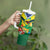 Brazil Canarinho Football Custom Tumbler With Handle Bora Brasil! Go Brazil!