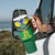 Brazil Canarinho Football Custom Tumbler With Handle Bora Brasil! Go Brazil!
