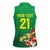 Brazil Canarinho Football Custom Women Sleeveless Polo Shirt Bora Brasil! Go Brazil!