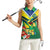 Brazil Canarinho Football Custom Women Sleeveless Polo Shirt Bora Brasil! Go Brazil!