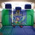 Brazil Canarinho Custom Back Car Seat Cover Macaw Mascot with Brazil Flag Colors