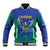 Brazil Canarinho Custom Baseball Jacket Macaw Mascot with Brazil Flag Colors