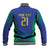 Brazil Canarinho Custom Baseball Jacket Macaw Mascot with Brazil Flag Colors