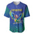 Brazil Canarinho Custom Baseball Jersey Macaw Mascot with Brazil Flag Colors