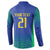 Brazil Canarinho Custom Button Sweatshirt Macaw Mascot with Brazil Flag Colors
