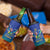 Brazil Canarinho Custom 4 in 1 Can Cooler Tumbler Macaw Mascot with Brazil Flag Colors