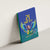 Brazil Canarinho Custom Canvas Wall Art Macaw Mascot with Brazil Flag Colors