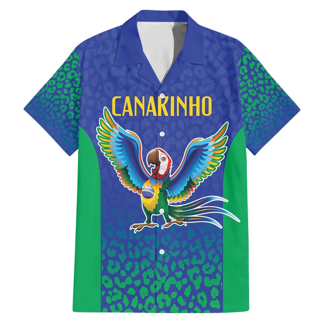Brazil Canarinho Custom Family Matching Mermaid Dress and Hawaiian Shirt Macaw Mascot with Brazil Flag Colors