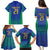 Brazil Canarinho Custom Family Matching Puletasi and Hawaiian Shirt Macaw Mascot with Brazil Flag Colors