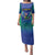 Brazil Canarinho Custom Family Matching Puletasi and Hawaiian Shirt Macaw Mascot with Brazil Flag Colors
