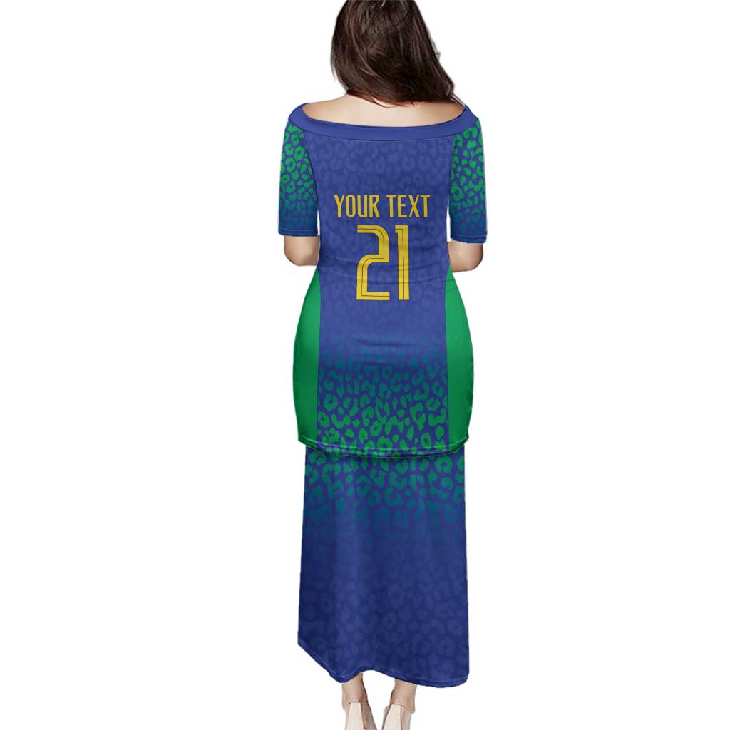 Brazil Canarinho Custom Family Matching Puletasi and Hawaiian Shirt Macaw Mascot with Brazil Flag Colors