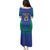 Brazil Canarinho Custom Family Matching Puletasi and Hawaiian Shirt Macaw Mascot with Brazil Flag Colors