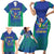 Brazil Canarinho Custom Family Matching Short Sleeve Bodycon Dress and Hawaiian Shirt Macaw Mascot with Brazil Flag Colors