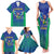Brazil Canarinho Custom Family Matching Tank Maxi Dress and Hawaiian Shirt Macaw Mascot with Brazil Flag Colors