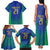 Brazil Canarinho Custom Family Matching Tank Maxi Dress and Hawaiian Shirt Macaw Mascot with Brazil Flag Colors