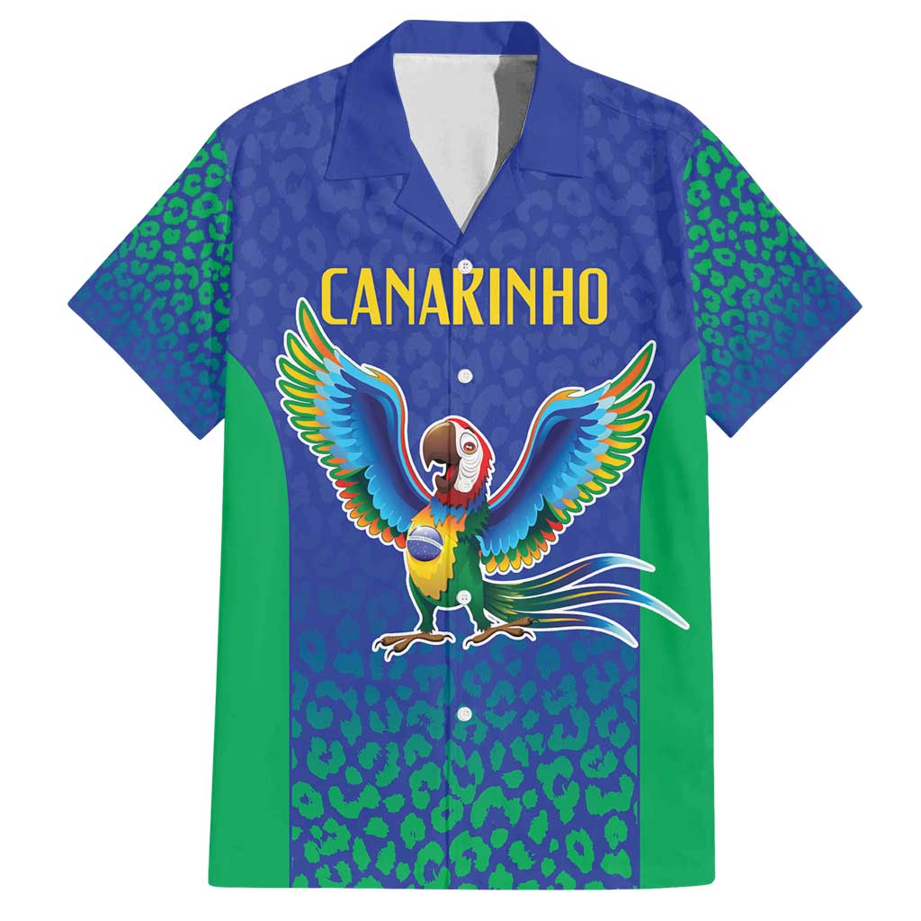 Brazil Canarinho Custom Family Matching Tank Maxi Dress and Hawaiian Shirt Macaw Mascot with Brazil Flag Colors