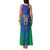 Brazil Canarinho Custom Family Matching Tank Maxi Dress and Hawaiian Shirt Macaw Mascot with Brazil Flag Colors