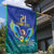 Brazil Canarinho Custom Garden Flag Macaw Mascot with Brazil Flag Colors