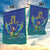 Brazil Canarinho Custom Garden Flag Macaw Mascot with Brazil Flag Colors