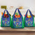 Brazil Canarinho Custom Grocery Bag Macaw Mascot with Brazil Flag Colors
