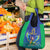 Brazil Canarinho Custom Grocery Bag Macaw Mascot with Brazil Flag Colors