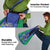 Brazil Canarinho Custom Grocery Bag Macaw Mascot with Brazil Flag Colors
