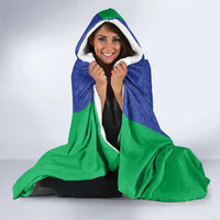 Brazil Canarinho Custom Hooded Blanket Macaw Mascot with Brazil Flag Colors