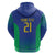 Brazil Canarinho Custom Hoodie Macaw Mascot with Brazil Flag Colors