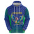 Brazil Canarinho Custom Hoodie Macaw Mascot with Brazil Flag Colors