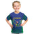 Brazil Canarinho Custom Kid T Shirt Macaw Mascot with Brazil Flag Colors