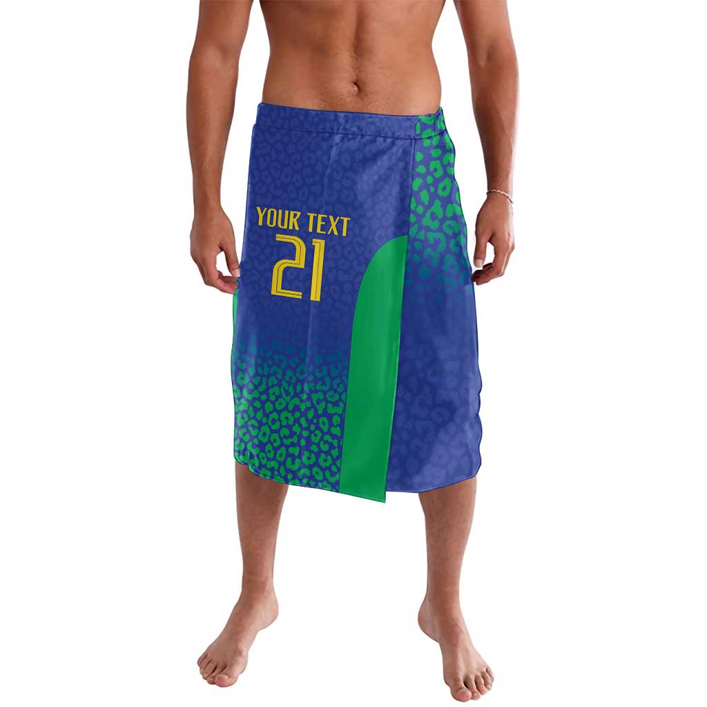 Brazil Canarinho Custom Lavalava Macaw Mascot with Brazil Flag Colors