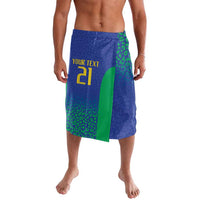 Brazil Canarinho Custom Lavalava Macaw Mascot with Brazil Flag Colors