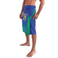Brazil Canarinho Custom Lavalava Macaw Mascot with Brazil Flag Colors