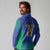 Brazil Canarinho Custom Long Sleeve Polo Shirt Macaw Mascot with Brazil Flag Colors