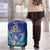Brazil Canarinho Custom Luggage Cover Macaw Mascot with Brazil Flag Colors