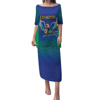 Brazil Canarinho Custom Puletasi Macaw Mascot with Brazil Flag Colors