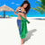 Brazil Canarinho Custom Sarong Macaw Mascot with Brazil Flag Colors