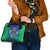 Brazil Canarinho Custom Shoulder Handbag Macaw Mascot with Brazil Flag Colors