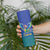 Brazil Canarinho Custom Skinny Tumbler Macaw Mascot with Brazil Flag Colors