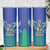 Brazil Canarinho Custom Skinny Tumbler Macaw Mascot with Brazil Flag Colors