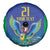 Brazil Canarinho Custom Spare Tire Cover Macaw Mascot with Brazil Flag Colors