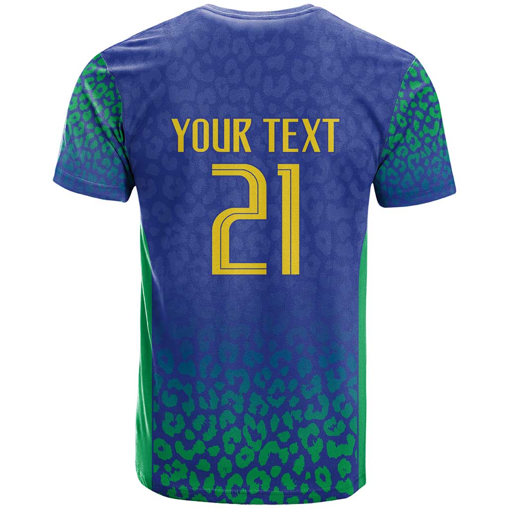 Brazil Canarinho Custom T Shirt Macaw Mascot with Brazil Flag Colors