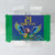 Brazil Canarinho Custom Tablecloth Macaw Mascot with Brazil Flag Colors