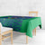 Brazil Canarinho Custom Tablecloth Macaw Mascot with Brazil Flag Colors