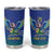 Brazil Canarinho Custom Tumbler Cup Macaw Mascot with Brazil Flag Colors