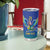 Brazil Canarinho Custom Tumbler Cup Macaw Mascot with Brazil Flag Colors