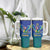 Brazil Canarinho Custom Tumbler With Handle Macaw Mascot with Brazil Flag Colors