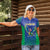 Brazil Canarinho Custom Women Polo Shirt Macaw Mascot with Brazil Flag Colors